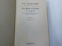 4K0635◆NEW CENTURY BIBLE The Book of Psalms A.A.ANDERSON OLIPHANTS▼_画像3