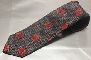  franc kobasi* Beams специальный заказ новый товар галстук супер современный темно-синий * Brown * Vermillion Red Jaguar do тканый мелкий рисунок полный ручная работа 