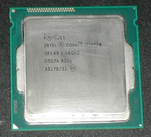 4コア8スレッド Core i7 4770 LGA1150