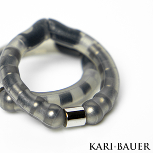 [ new goods ] temporary .. stem ring kali Bauer type : strong & light color : smoked free shipping KARI-BAUER