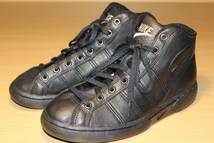 90s バスケットシューズ 希少な未使用展示品 難あり Nike Sweet Lew Sneaker All Black Leather Uppers ビンテージ　シューズ　_画像1