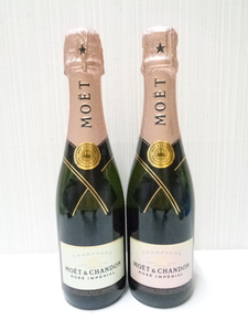 【未開栓】 MOET&CHANDON モエ・エ・シャンドン ロゼ ハーフボトル 375ml おまとめ2本