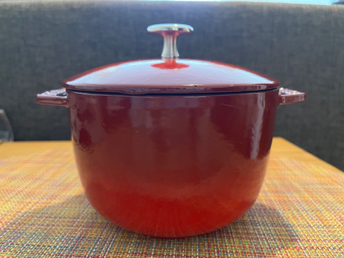 ストウブ staub ラ・ココット de GOHAN M 16㎝ ピメント xo-