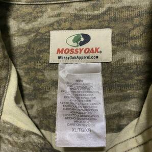 アメリカ古着 MOSSY OAK リアルツリー 長袖 シャツ カモ柄 総柄 ヴィンテージ XLサイズ 【P518】の画像10