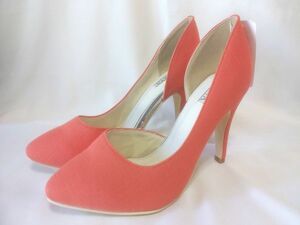 Vivian/ Vivienne /po Inte dotu pumps / side open /. color /L size (*24.0~24.5)/ heel height : approximately 8cm* new goods unused / postage included *