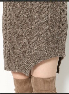 [ tag equipped ] Laguna Moon Alain knitted skirt Mini Brown S