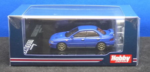 1/64 ホビージャパン スバル インプレッサ WRX (GC8) 1992 カスタムバージョン / エンジンディスプレイモデル付 スポーツブルー ● BBL