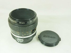 B310037☆☆良品★ニコン Micro-NIKKOR Ai 55mm F3.5 マクロ