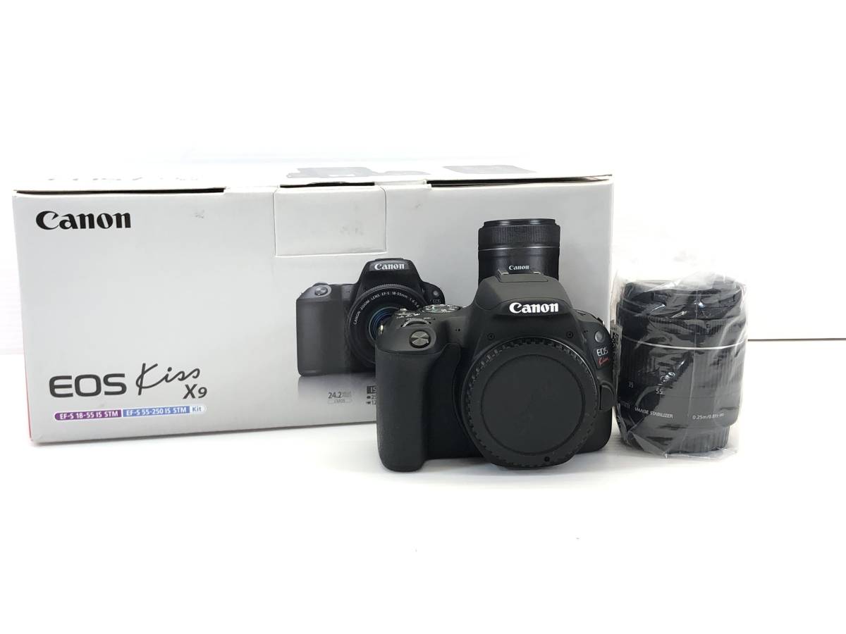 CANON EOS Kiss X9 EF-S18-55 IS STM レンズキット オークション比較