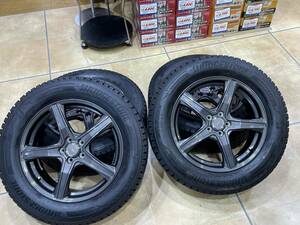 □未使用 BRIDGESTONE TOPRUN アルミホイール スタッドレスタイヤ 4本セット 225/60R17 5穴 PCD100 2020年 BLIZZAK□