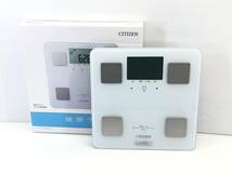 ◇CITIZEN シチズン 健康予約 体組成計 HMS323 ホワイト 未使用品◇_画像1