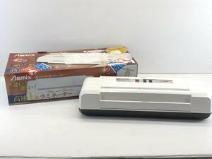 □【中古】Asmix アスカ 4ローラーラミネーター・A3 LA413A3 ホワイト 動作確認済□