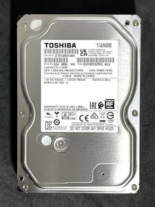 【送料無料】 ★ 1TB ★　TOSHIBA / DT01ABA100V 【使用時間： 3804 ｈ】2022年製　良品　3.5インチ内蔵 HDD　SATA　東芝　AVコマンド対応