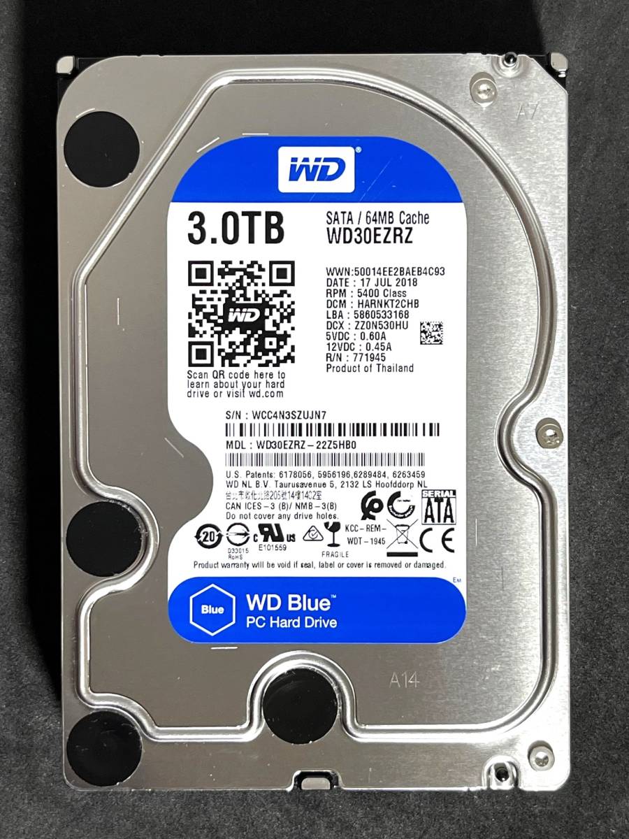 WESTERN DIGITAL WDEAAZ 2個セット 4TB x2 8TB 3 5インチ SATA HDD