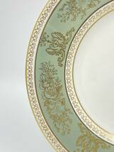 ＊レア＊ WEDGWOOD ウェッジウッド ＊RARE＊ COLUMBIA SAGE GREEN 17cm Salad Plate コロンビア セージグリーンサラダプレート *L312_画像3