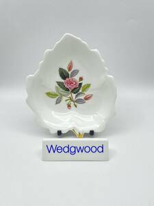 WEDGWOOD ウェッジウッド HATHAWAY ROSE Leaf Dish ハサウェイローズ リーフディッシュ *L768