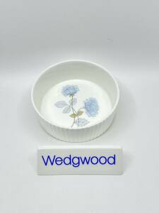 WEDGWOOD ウェッジウッド ICE ROSE Fluted Round Box Base アイスローズ フルートラウンドボックスのベース *L763