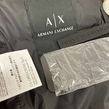 新品 送料0税0 US L リアルダウン ダウンベスト 肉厚 ARMANI EXCHANGE AX 正規品 日本サイズXL相当 ダウン80% フェザー20% ホワイトダック_画像9