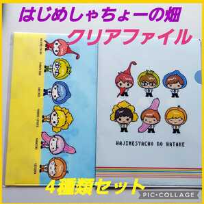 新品未使用　はじめしゃちょーの畑　クリアファイル　2袋　4種類セット