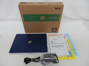 099H507J♪ ★中古美品★ NEC LAVIE N13 N1375/FA　13.3型モバイルノートパソコン PC-N1375FAL　2023年1月モデル ネイビーブルー