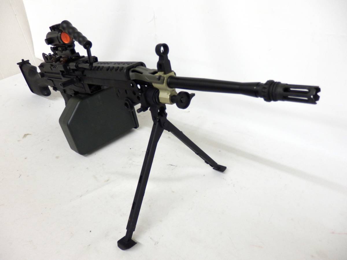 実物 FN M249 MINIMI SAW ミニミ 二脚 バイポッド 新型 初期( 首振り