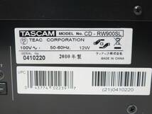 ◇TASCAM CD-RW900SL 業務用CDレコーダー 中古動作品◇3G132_画像7