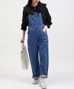  Levi's red lady's utility Denim overall S size regular price 19800 jpy blue LEVI'S Red overall jeans 