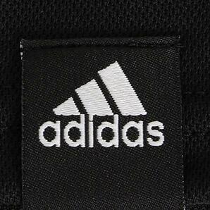アディダス BUKATSU 半袖バスケットボールポロシャツ Lサイズ ブラック 黒 カノコ ロゴ クライマライト 送料370円の画像5