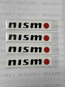 NISMO ステッカー 4枚セット 旧ロゴ 日の丸 LM GT4 ホイール BNR32 BCNR33 BNR34 ニスモ 日産 GT-R B1