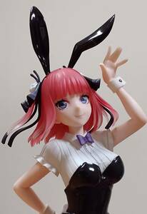 映画　五等分の花嫁　Trio-Try-iT Figure 　中野ニ乃・バニーver.　フィギュア　約27cm　展示品　送料￥510～　非売品　リアル　