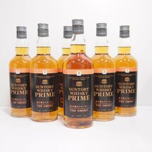 231020-21 　6本セット SUNTORY WHISKY PRIME サントリー プライム セブンアイ 国産 ウイスキー 640ml 37％ 古酒 未開栓 L34483_画像1