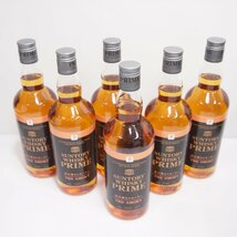 231020-21 　6本セット SUNTORY WHISKY PRIME サントリー プライム セブンアイ 国産 ウイスキー 640ml 37％ 古酒 未開栓 L34483_画像2