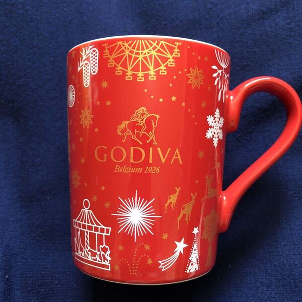*レア* GODIVA ゴディバ 2019年クリスマス 陶器 マグカップ