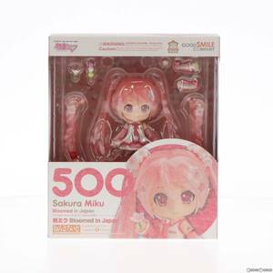 【中古】[FIG]GOODSMILE ONLINE SHOP限定 ねんどろいど500 桜ミク Bloomed in Japan キャラクター・ボーカル・シリーズ01 初音ミク 完成品