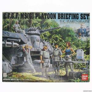 【中古】[PTM]1/35 地球連邦軍 陸戦MS小隊 ブリーフィングセット 機動戦士ガンダム 第08MS小隊 U.C.ハードグラフシリーズ No.3 プラモデル(