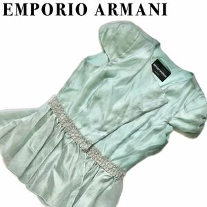 【送料無料】EMPORIO ARMANI エンポリオアルマーニ　フリル　ドレス　トップス