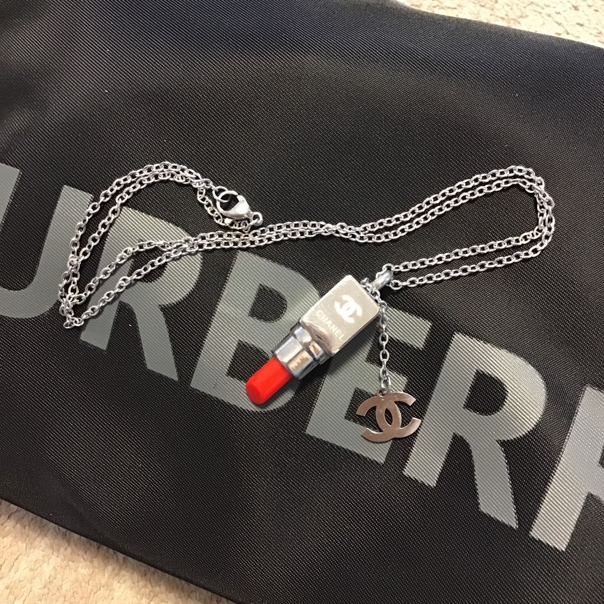 シャネル CHANEL プレート ネックレス シルバー 99A 1999秋冬|PayPay