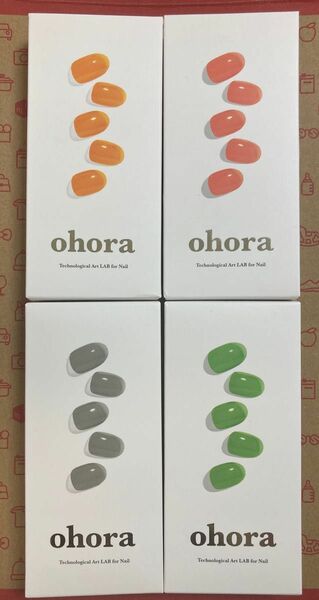 ohora オホーラ　ネイルシール　４箱