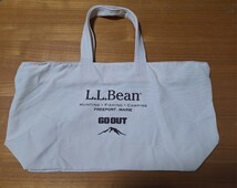 GO OUT×L.L.Bean　ビッグトートバッグ　マウントレーニア　非売品　未使用　レア！_画像1