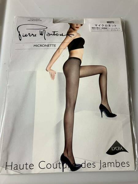 【送料無料】 Pierre Mantoux collant micronette L biscotto マイクロネット ベージュ ピエールマントゥー 超極細ネットタイツ tights