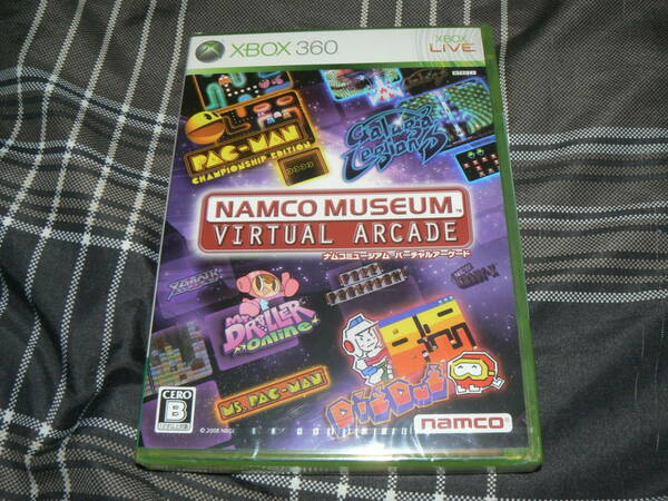 新品 送料無料 Xbox360ソフト Namco Museum Virtual Arcade ナムコミュージアム バーチャルアーケード 