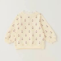 ☆petit mainプティマイン☆カップケーキ総柄トレーナー☆アイボリー100cm☆ブランシェス☆アプレレクール☆メゾピアノ☆_画像1