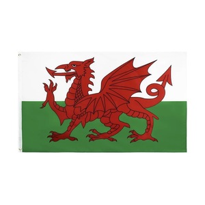ウェールズ 国旗 フラッグ 応援 送料無料 150cm x 90cm 新品