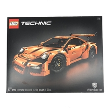 ジャンク品◆LEGO レゴ テクニック ポルシェ 911GT3 RS ◆ 42056 イエロー ホビー おもちゃ ブロック_画像1