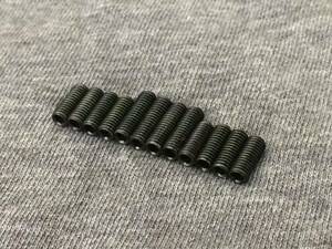 SMC Saddle Height Screws Black Set (12)/弦高イモネジ 黒 M3(8mm×8+10mm×4）日本全国送料無料！