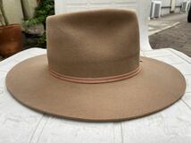 Stetson ビンテージハット60s70sモカブラウンopenroadステットソン_画像4