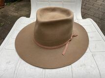 Stetson ビンテージハット60s70sモカブラウンopenroadステットソン_画像1