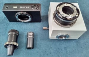 ◆ＢＸ５０Ｆ４用カメラ・レンズ部分セット◆OLYMPUS社製◆中古・美品◆顕微鏡・実験・研究