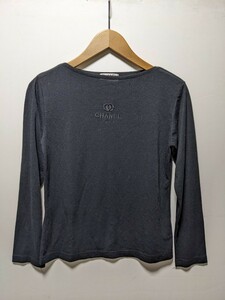 CHANEL BOUTIQUE シャネル　MADE IN ITALY 長袖シャツ　長袖　シャツ　ロンT 　レディース　ロングTシャツ　ヴィンテージ