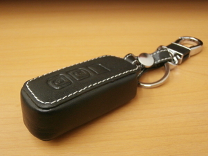  exclusive use smart key case 1 black white 3 button Honda / original leather N-BOX N-WGN N-ONE custom SLASH VAN van plus smart key key case 